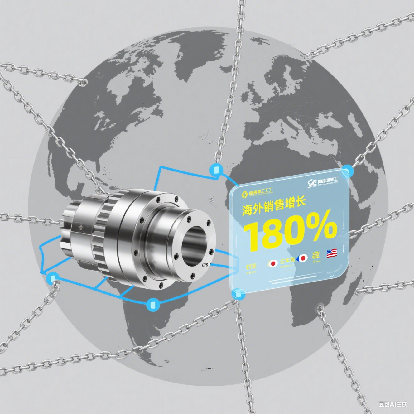 机械零部件制造企业精械重工的全球供应链融入